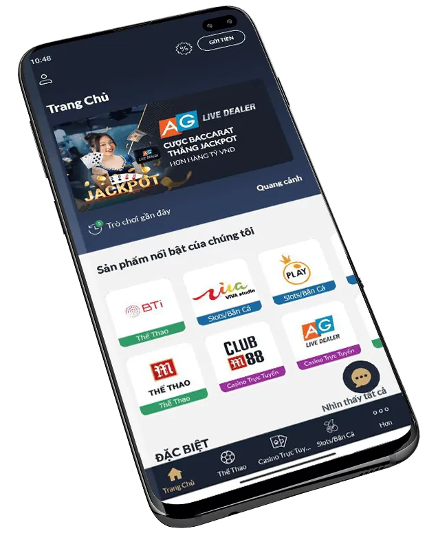 Ứng dụng V8bet trên điện thoại di động