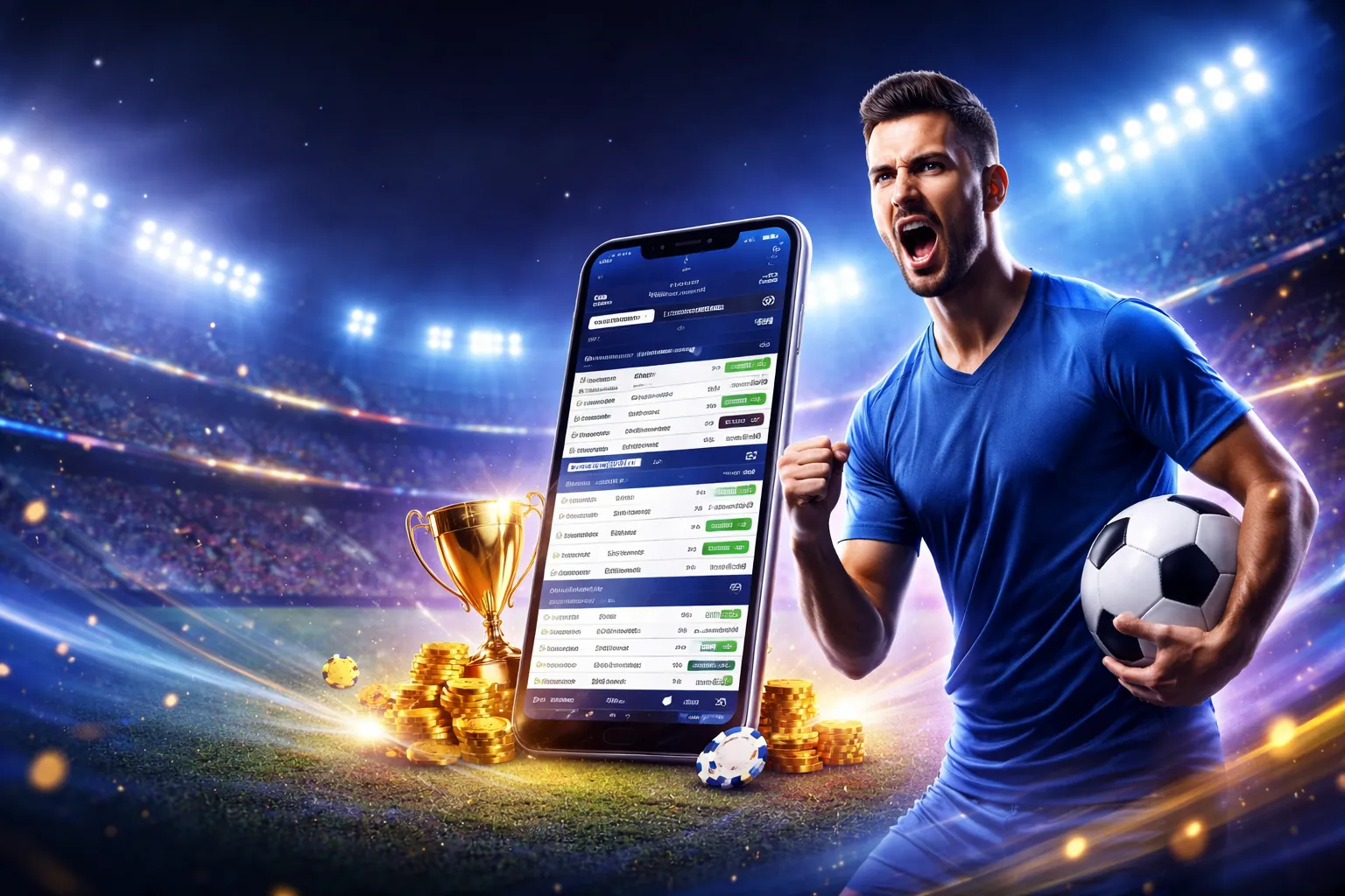 Hình ảnh sân vận động với tỷ lệ cược bet 388 ty le hấp dẫn